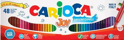 Set carioci superlavabile Carioca Joy - 48 culori