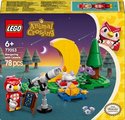 Constructor LEGO Animal Crossing - Privind stelele cu Celeste (77053)