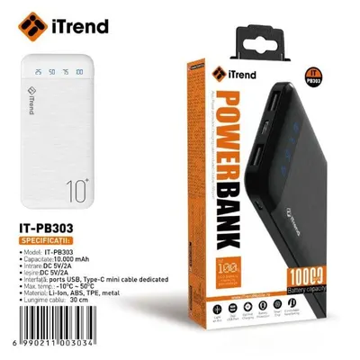 Baterie Externa Power Itrend Itrend Pb 303 10000 Mah
