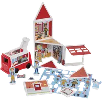 Set de joaca magnetic Statia de Pompieri- Melissa & Doug