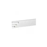 capac flexibil snap-on DLP trunking - 3 compartiment - 50x180 - cu capac 45 mm - 2 m - antimicrobial