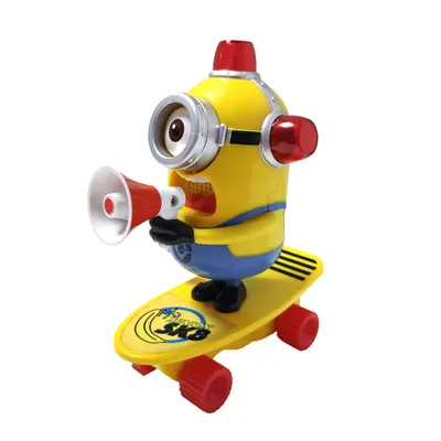 Figurina pe skate cu lumini si sunete, Minions