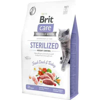 Hrana uscata pentru pisici Brit Care GF Sterilized Weight Control 7 kg