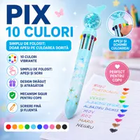 Pix cu 10 butoane pentru schimbarea culorilor, Bleu