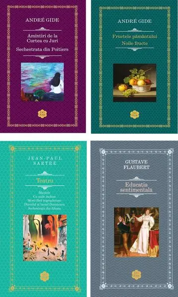 Pachet RAO Clasic 3 - Hardcover - André Gide, Gabriel García Márquez, Gustave Flaubert, Jean-Paul Sartre