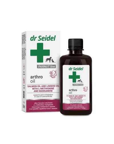 Ulei articulații câini pisici DR SEIDEL Arthro Oil 250 ml mobilitate și suport articular