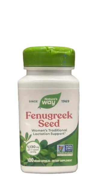 Fenugreek 610mg Nature's Way, 100 capsule, Secom