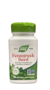 Fenugreek 610mg Nature's Way, 100 capsule, Secom