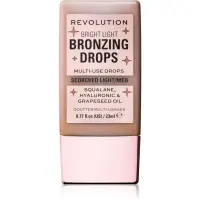 Revolution Bright Light Bronzing Drops crema bronzanta culoare Bronze Scorched 23 ml