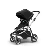 Carucior Thule SLEEK Cadru Gri si Copertina Midnight Black