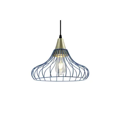 Lampa tavan - Ceiling fixture LOTTE,2660,AC220-240V,50/60Hz,1*E27, IP20, Diameter 33 CM,single,blue