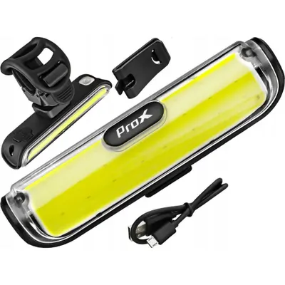 Lumină față 100 lumeni - Reîncărcabilă prin Micro USB - Vizibilitate 180°