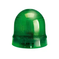 Sound-Light Pulsed Or Continuou Module. Ø62mm. Bulb Included, Green, 24vac/dc (80db)