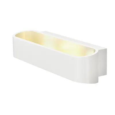 Corp iluminat de perete, aplica, ASSO 300 de perete lumini, LED alb, 3000K, ovale, de culoare alba, L / W / H 30 / 9,5 / 7 cm