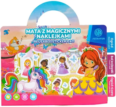 Set creativ Astra - Bloc de stickere magice, asortat