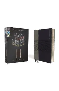 Niv, Teen Study Bible, Leathersoft, Blue, Comfort Print