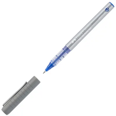 Roller Faber-Castell Free Ink - 0.7 mm, albastru