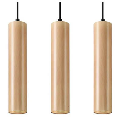 Lampa suspendata LINO 3 wood