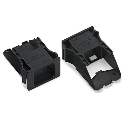 Snap-in frame; 2-pole; 0.5 … 2.0 mm; black