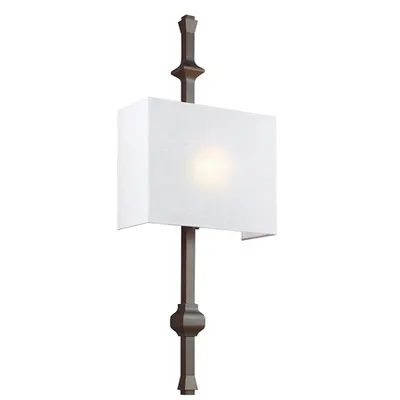 Aplica Teva 1 Light Wall Light – Antique Bronze