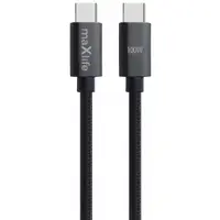 Cablu Date si Incarcare USB-C - USB-C MaXlife MXUC-12, 100W, 1m, Negru