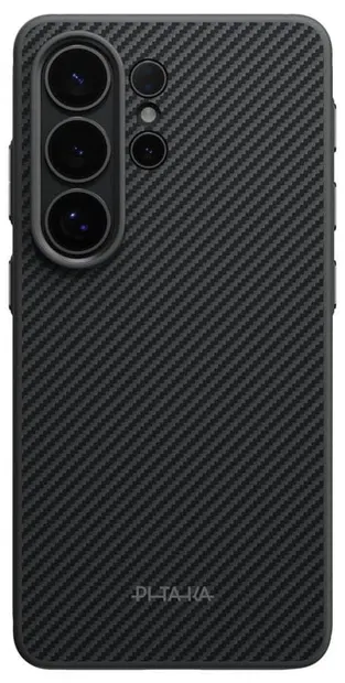 Husă Pitaka – Cairn, Galaxy S26 Ultra, MagSafe, negru/gri