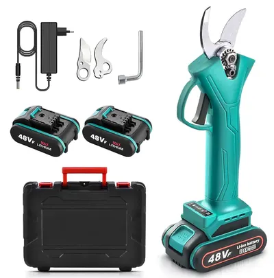 Foarfeca electrica pentru vita de vie si crengi 2 acumulatori 48VF 5Ah LEIHMANN