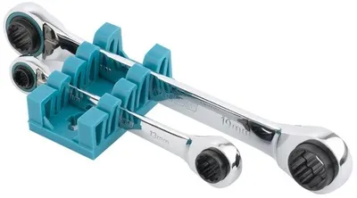 Set chei cu stea dublă Gross - Cheie cu clichet, 2 bucăți, 8-19 mm