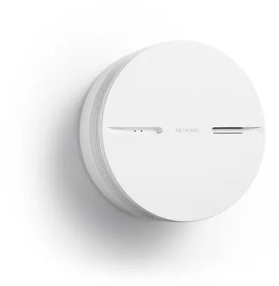 Senzor inteligent de fum Netatmo, alb