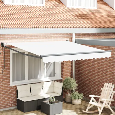 Marchiza automata retractabila Gossi alb 350x250 cm, tesatura de schimb pentru marchiza Gossi pentru cadru de 3.5x2.5 m alb