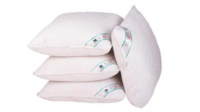Set 4 perne HypoallergenicMed Somnart matlasate din microfibra, lavabile la 95C, 70 X 70 cm