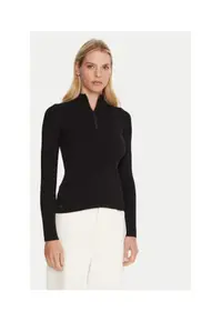 Pulover de dama - 305549068 - material sintetic - negru -