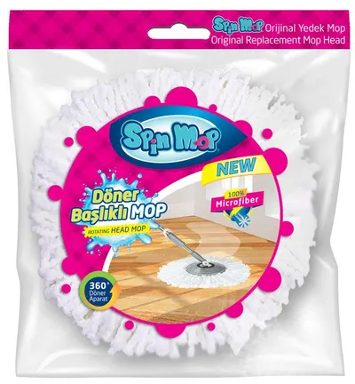 Cap de rezervă pentru mop Planet Spin Mop, microfibră