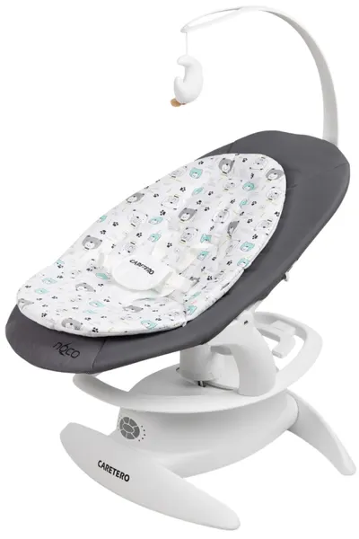 Șezlong și balansoar 2 în 1 Caretero - Rocker Noco, grafit