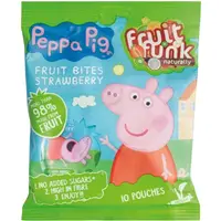 Gustare de Fructe cu Capsuni fara Zahar Adaugat Peppa Pig 10x10g
