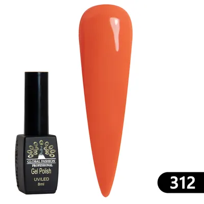 Oja semipermanenta Black Elite, Global Fashion 8 ml, 312 Engros