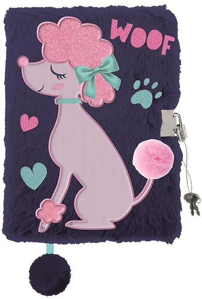 Jurnal secret de pluș St. Majewski My Little Friend - Lady Poodle