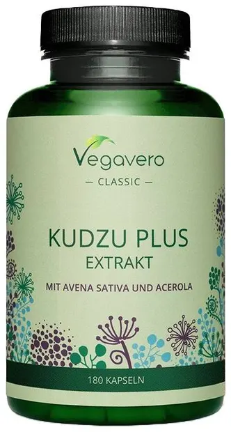 Kudzu Plus Extrakt, 180 capsule, Vegavero