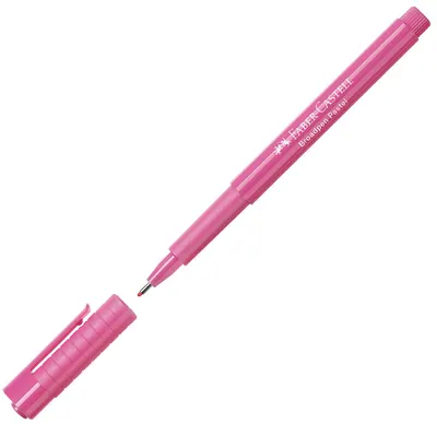 Liner Faber-Castell 1554 - Violet-roz pastel, 0.8 mm