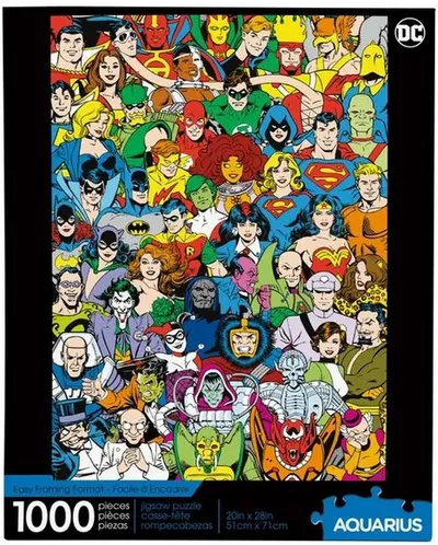 Puzzle Aquarius din 1000 de piese - Personajele DC