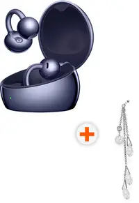 Căști wireless Huawei - FreeClip 2 S, TWS, Deep Blue + bijuterie Flicka Water Flow