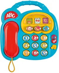Jucarie muzicala Simba Toys ABC - Telefon, albastru
