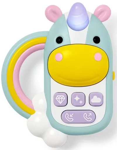 Bucarie pentru bebelusi Skip Hop - Telefon muzical, unicorn
