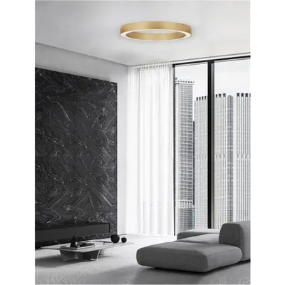 Plafoniera MORBIDO Alama aurie Aluminiu & Acrylic LED 59 Wat 230 Volt 4283Lm CCT Dimabil 2700K - 4000K IP20 Remote Control Included