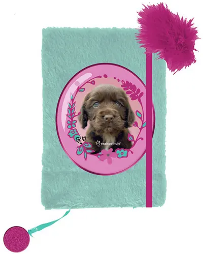 Set jurnal de plus si pix cu puf Paso Rachael Hale - A5, cu elastic