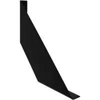 Suport Polita Model Flat, 200x200 mm, Finisaj Negru Mat