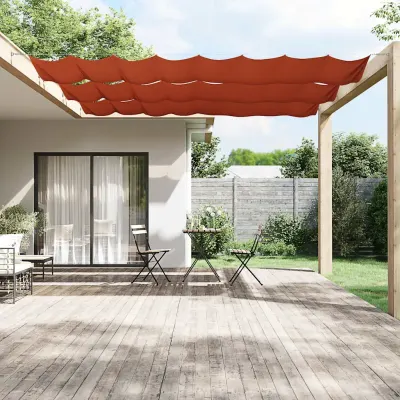 vidaXL Copertină verticală, teracotă, 100x1200 cm, țesătură Oxford