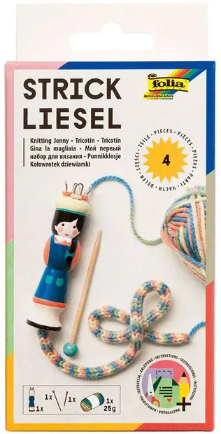 Set creativ de crosetat cu un carlig Folia - Jeni