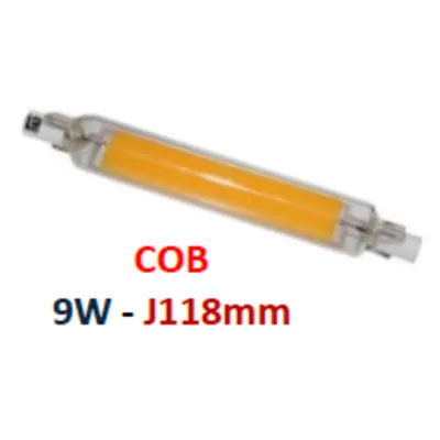 Bec cu LED SMD pentru proiectoare R - J78 R7s - 9W lumina alba 4000k 1100lm L 118mm