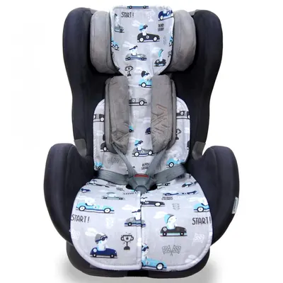 Protectie antitranspiratie Kerstin Bunny Drivers, din 100 bumbac cu plasa distantier 3D, compatibilitate universala, dimensiune 87 x 30 cm